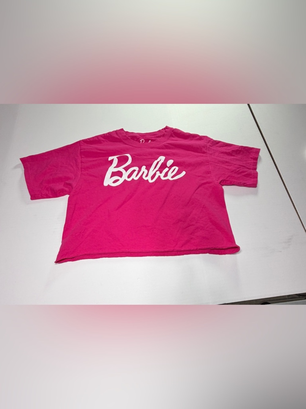 Barbie Bright Pink Graphic Logo Tee